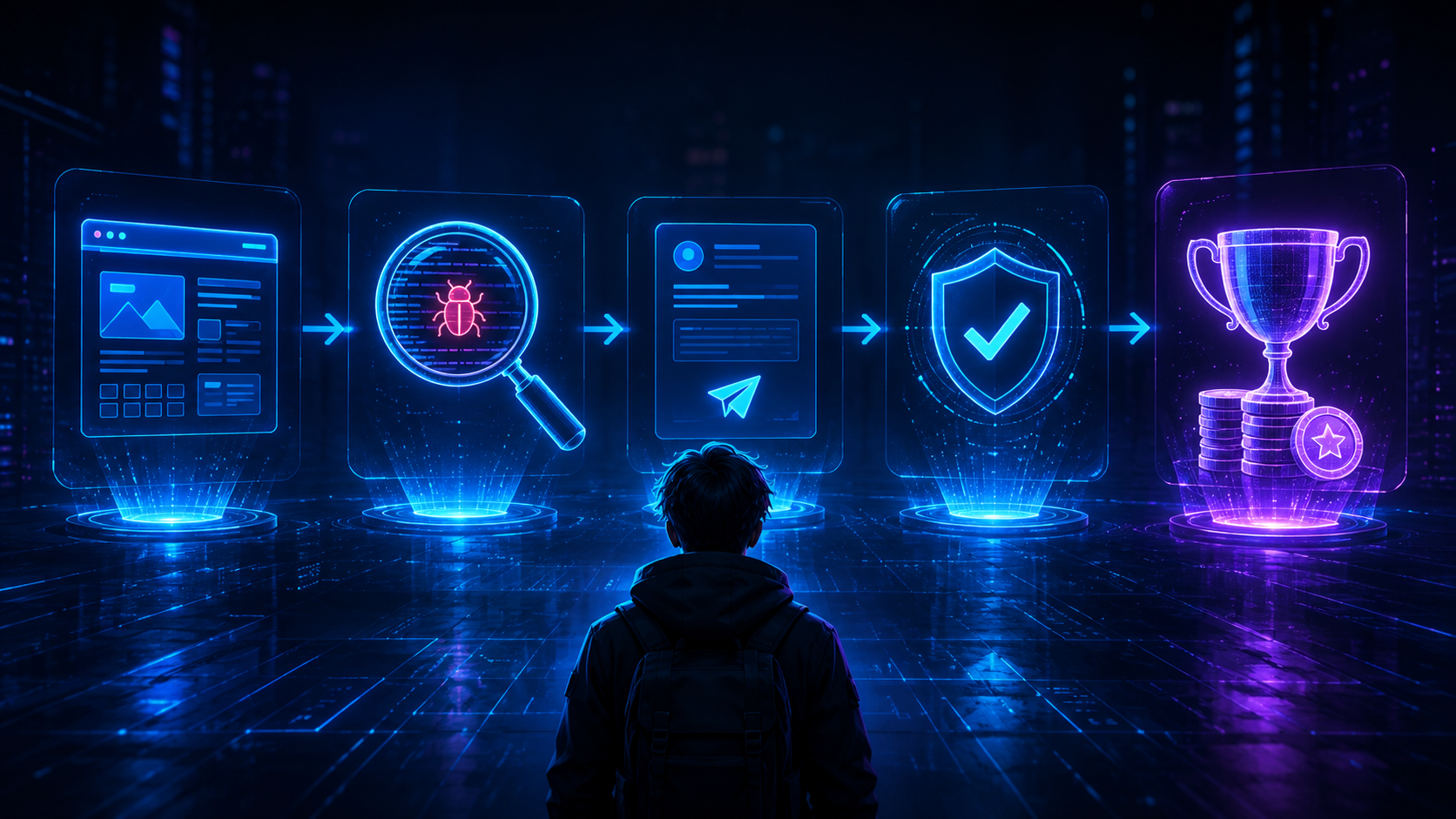 Beginner learning how bug bounty works through legal web security testing and reporting